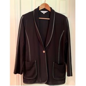 Exclusively Misook Black Blazer Jacket, XL